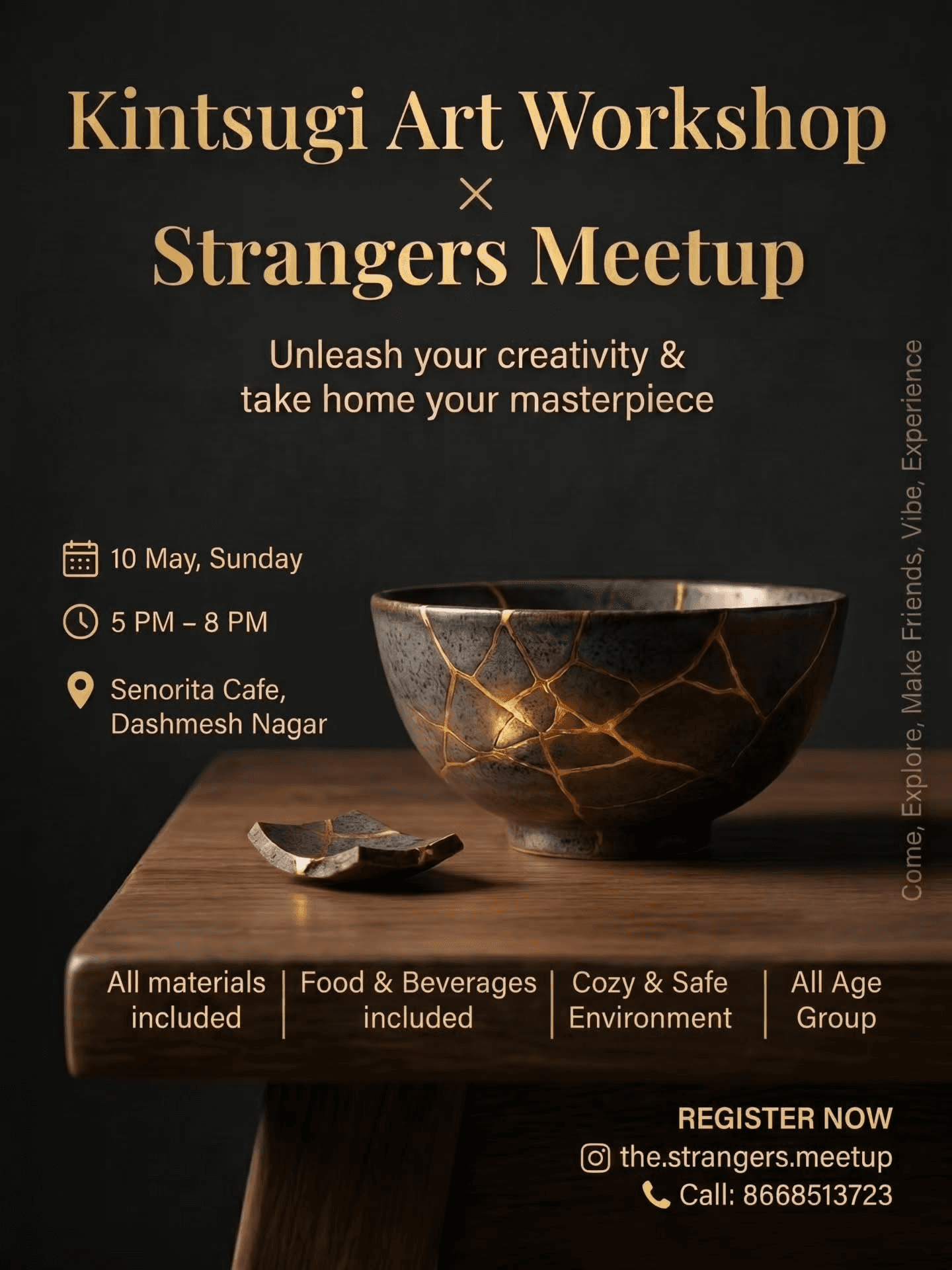 The Strangers Meetup x Kinstugi Art WorkShop